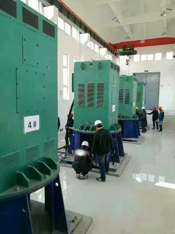 YKK5601-12某污水处理厂使用我厂的立式高压电机安装现场质量怎么样